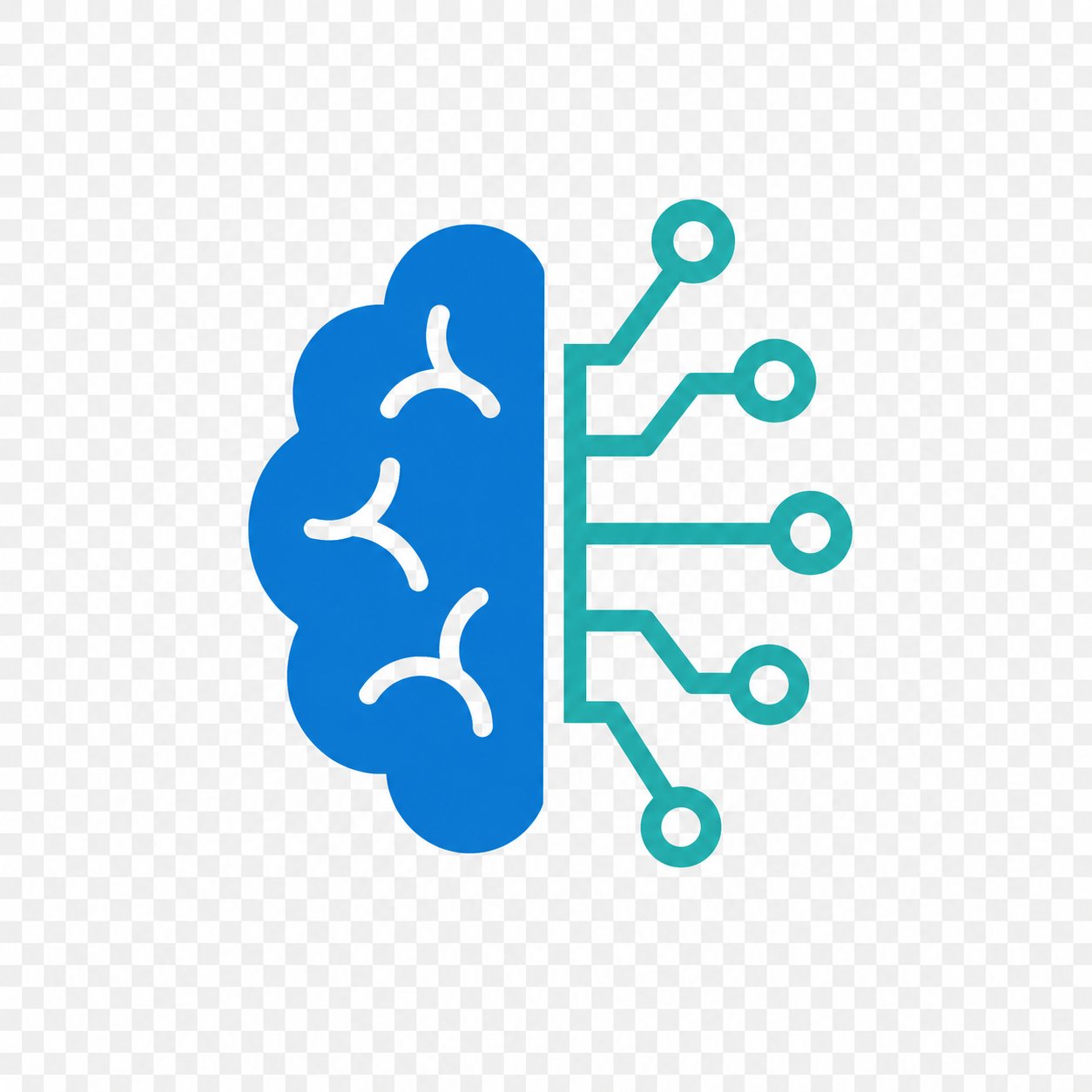 Abstract Geometric AI Icon Design